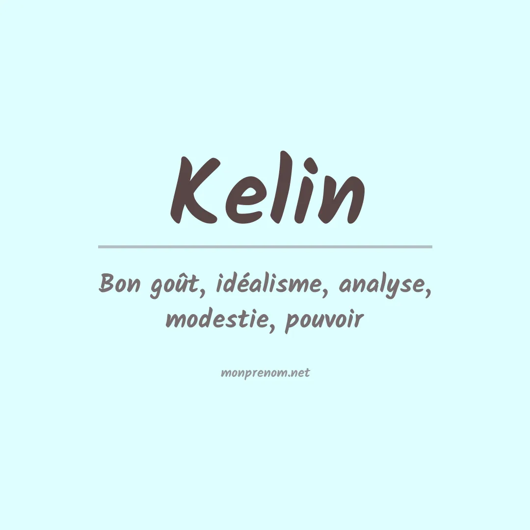 Prénom Kelin