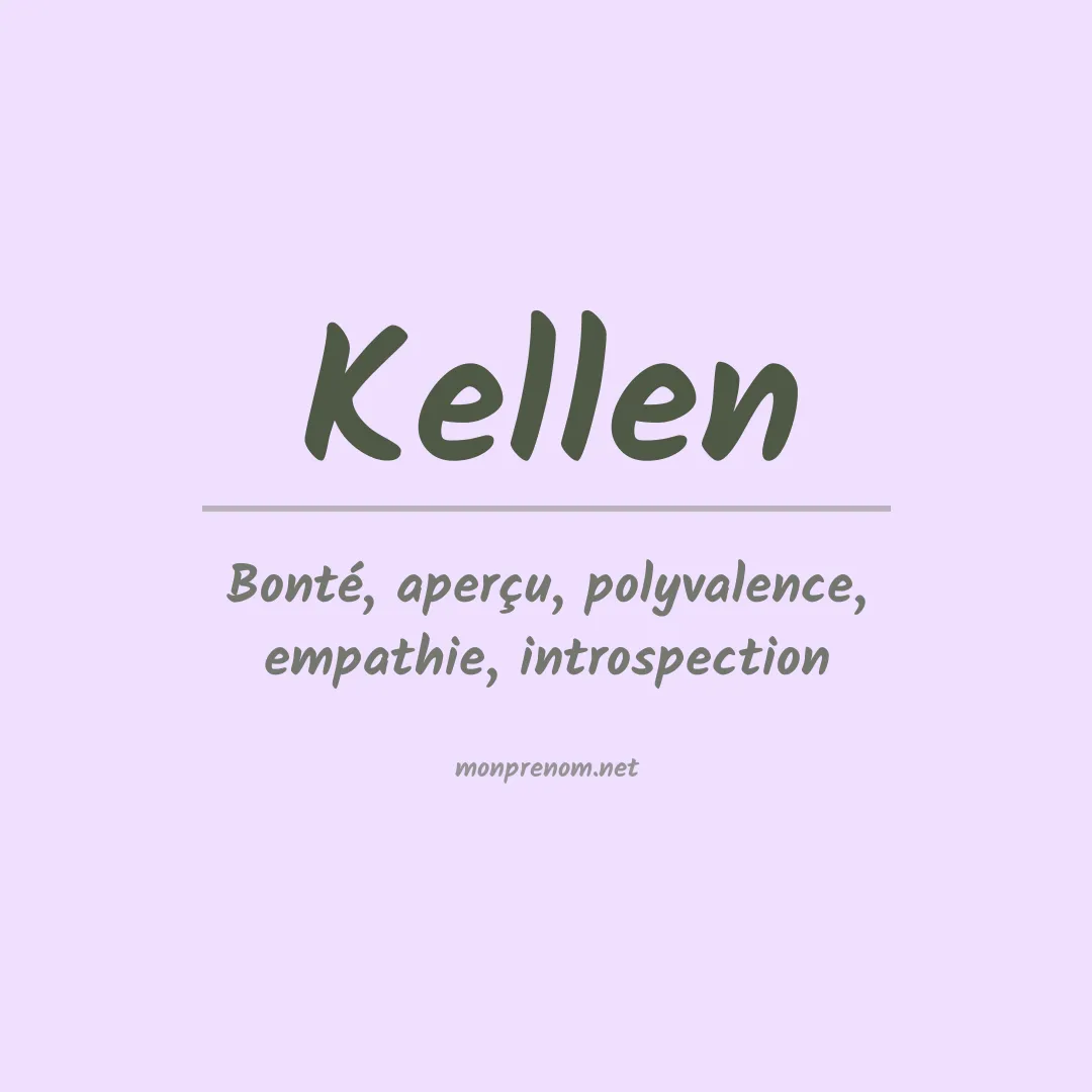 Prénom Kellen