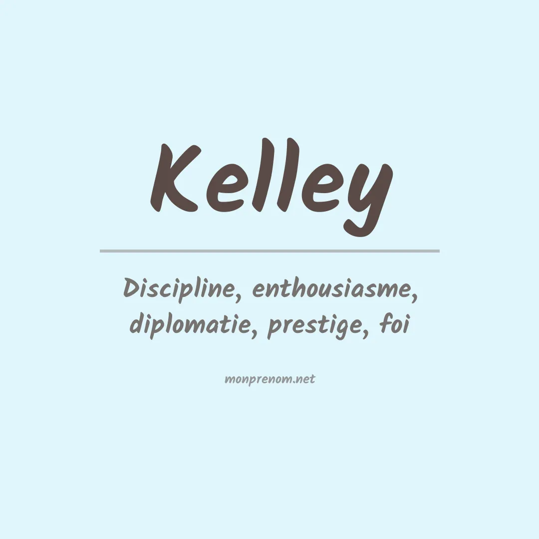 Prénom Kelley