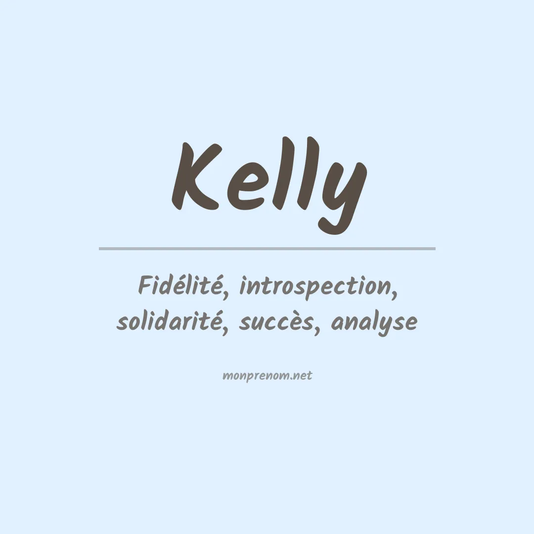 Prénom Kelly