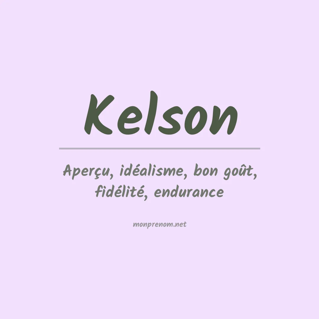 Prénom Kelson