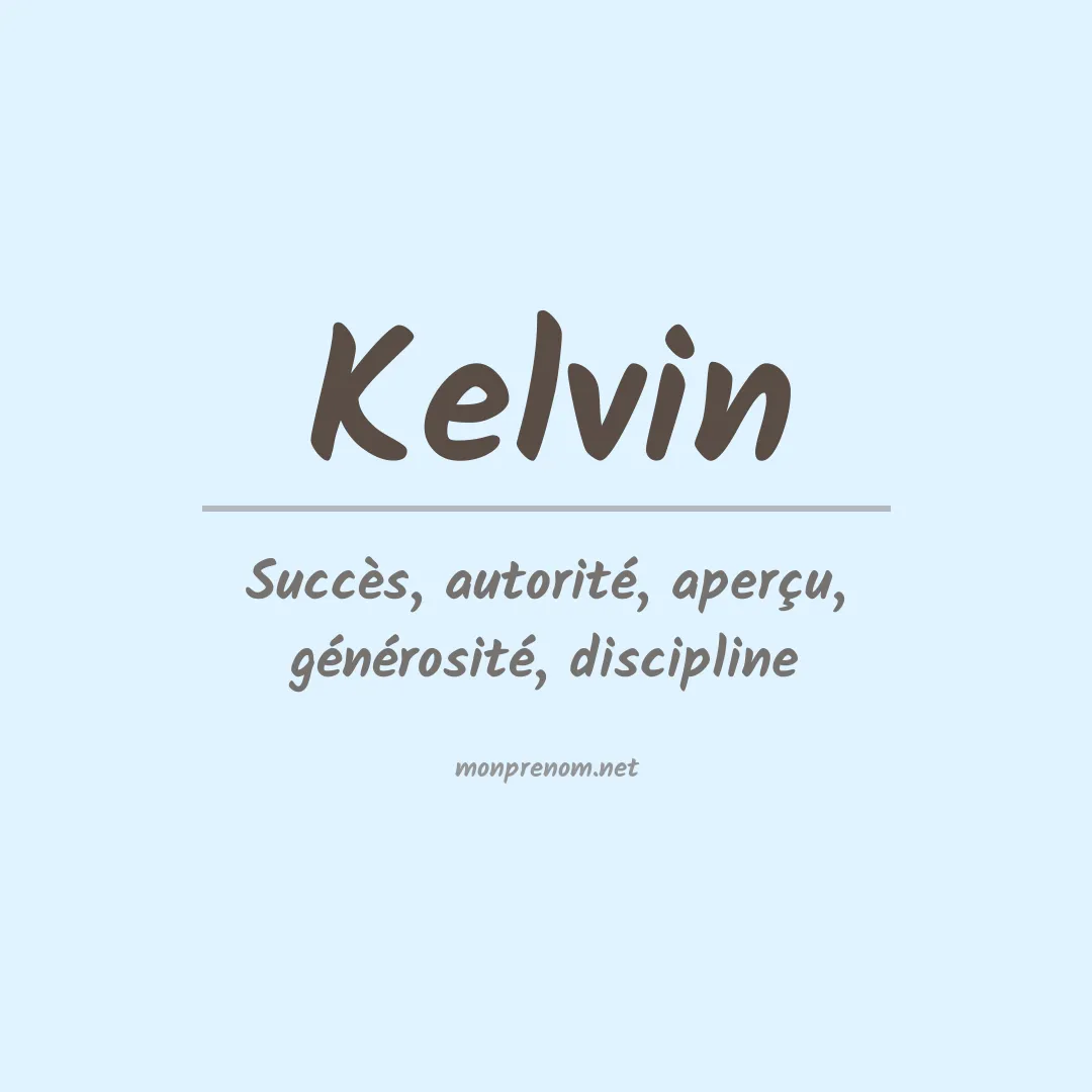 Prénom Kelvin