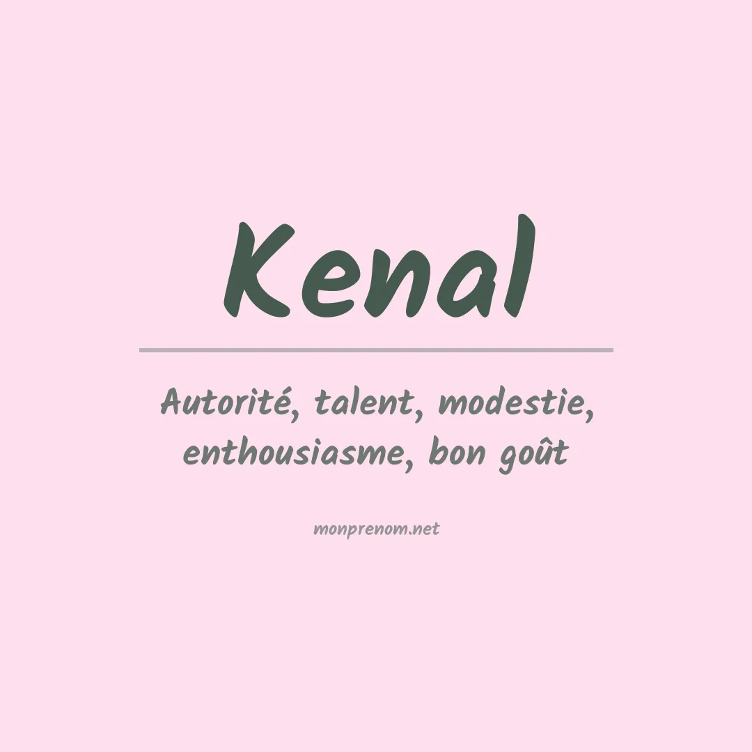 Signification du prénom Kenal