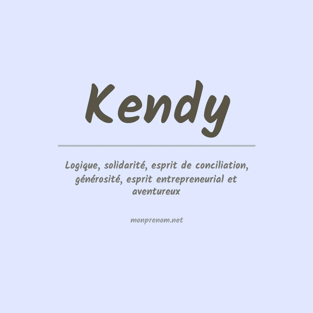 Prénom Kendy