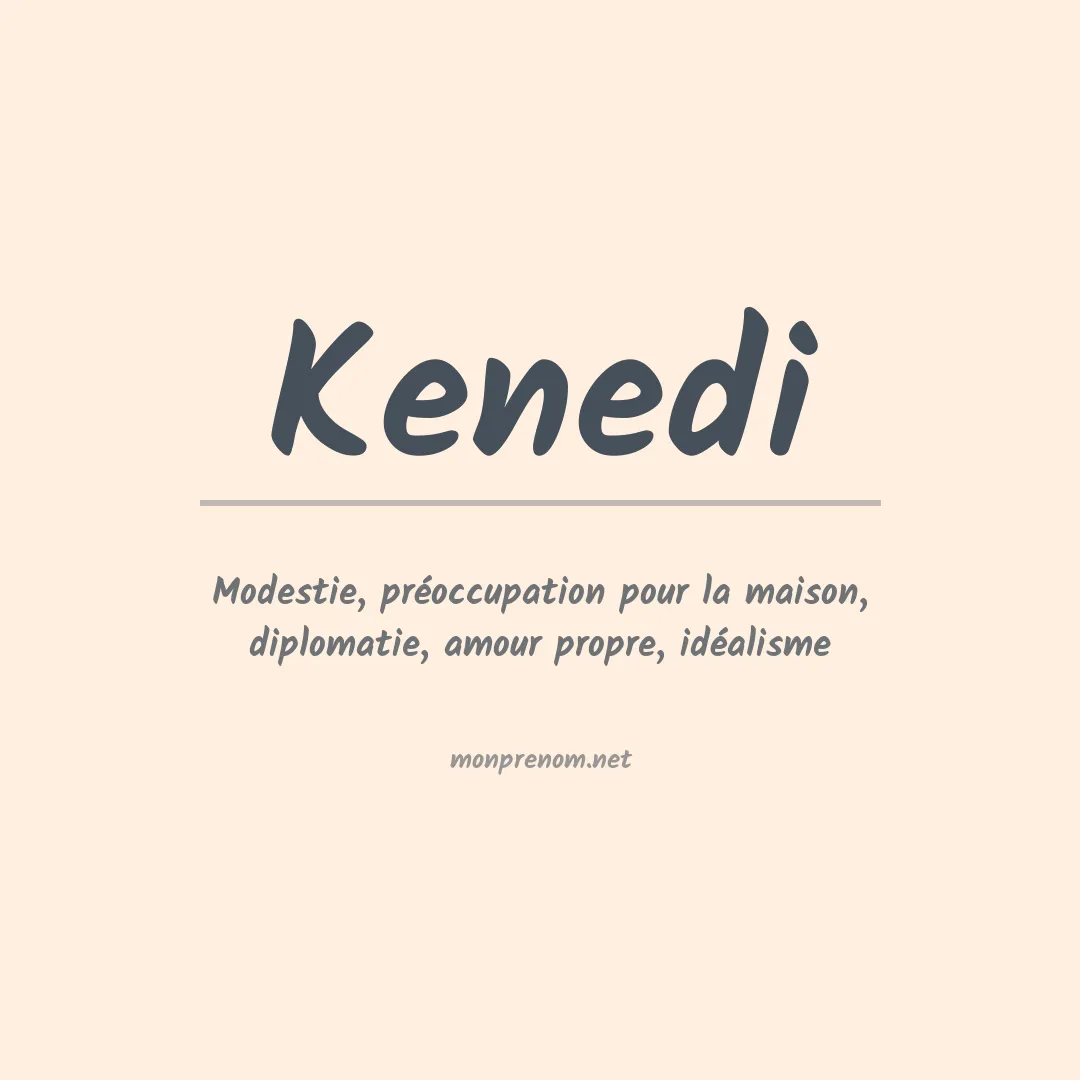 Prénom Kenedi