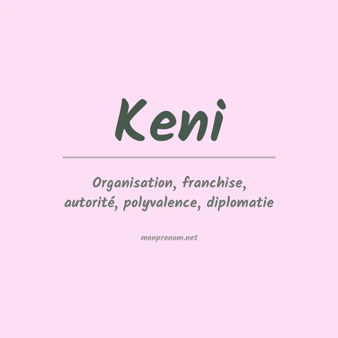 Prénom Keni