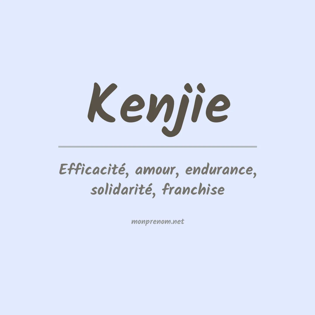 Prénom Kenjie