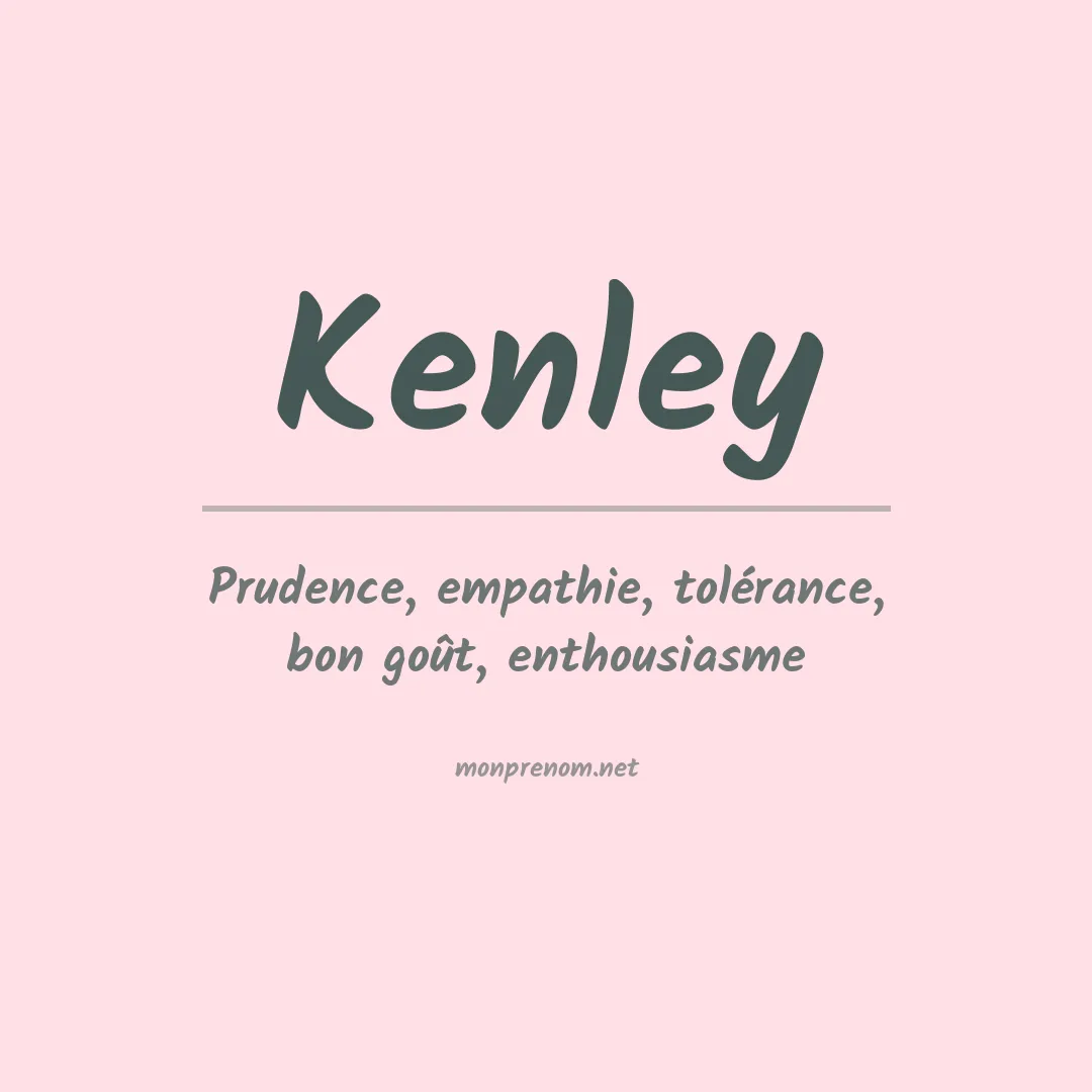 Prénom Kenley