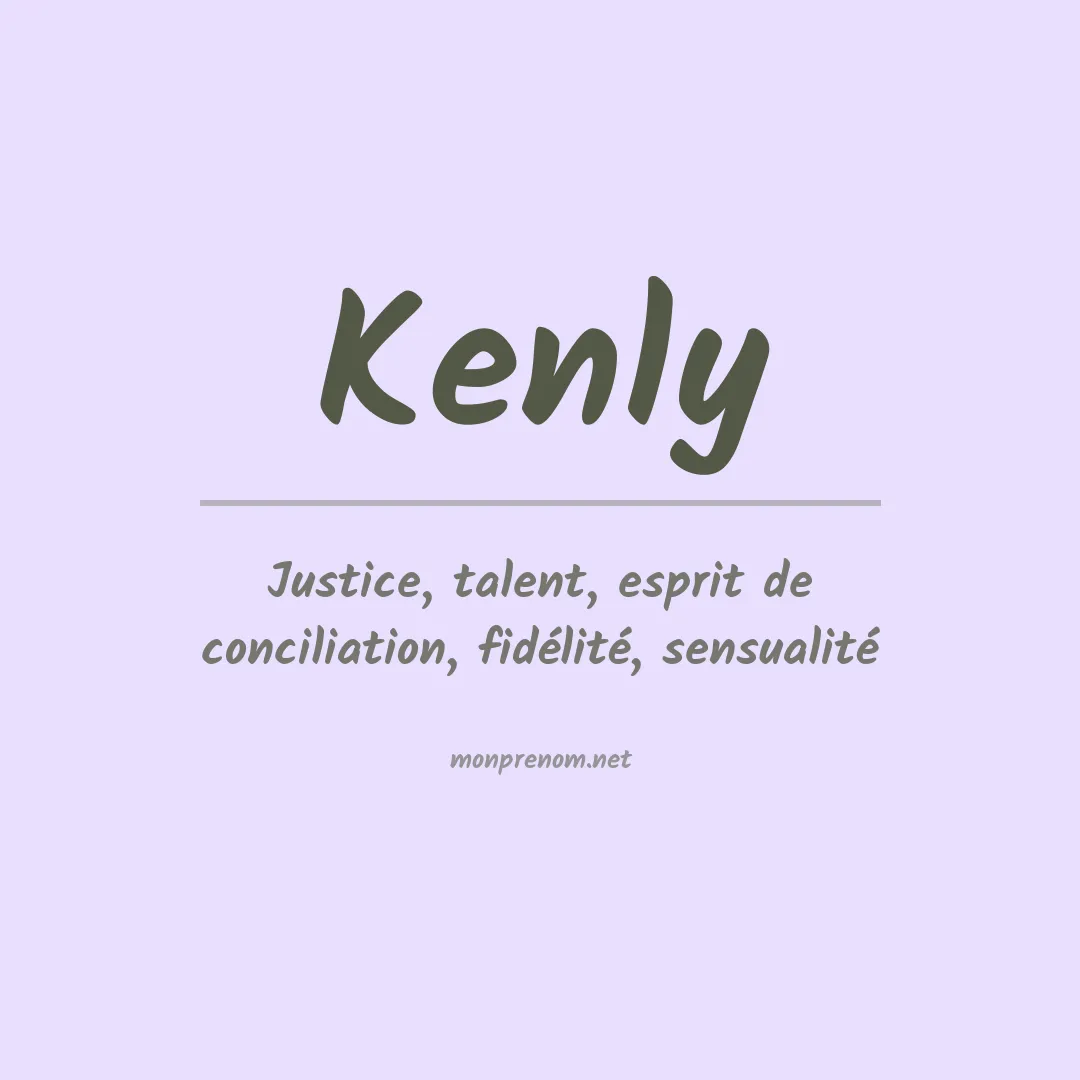 Prénom Kenly