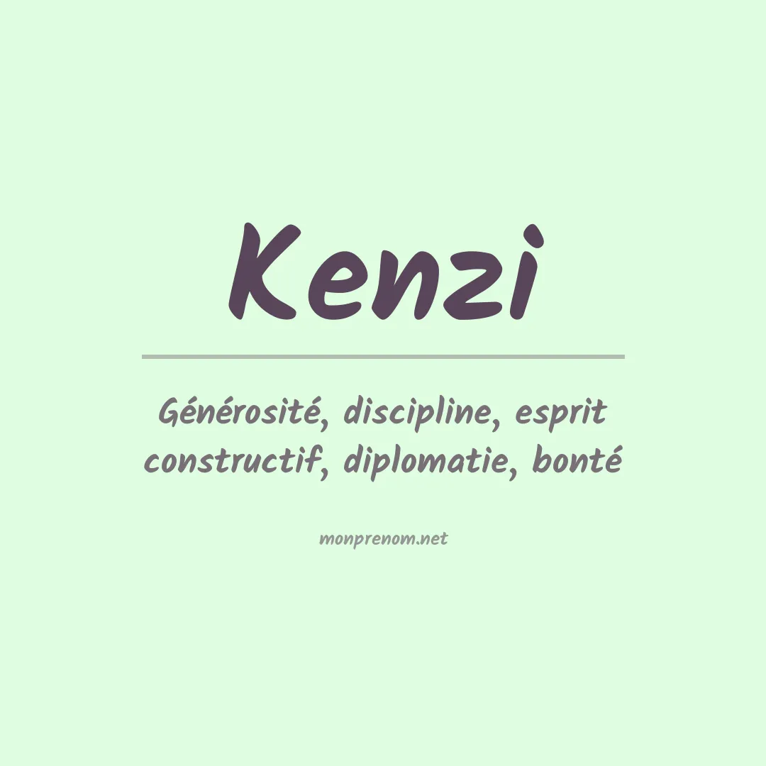 Prénom Kenzi