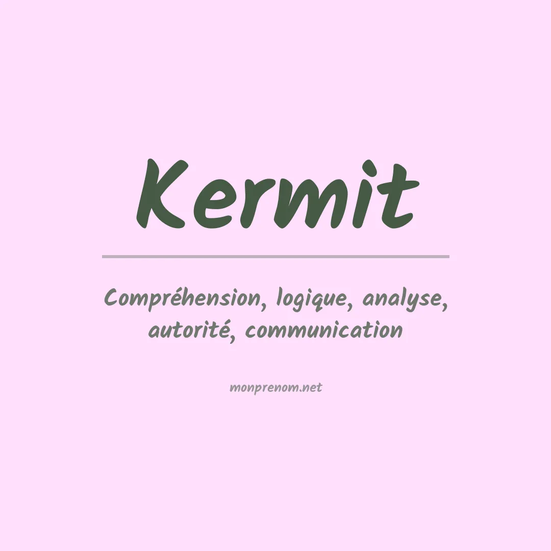 Prénom Kermit