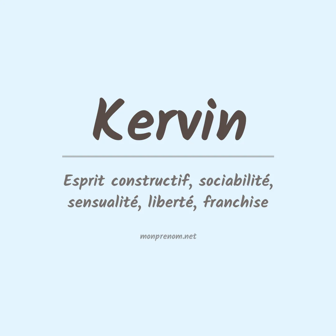 Prénom Kervin