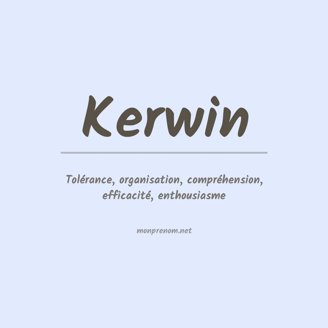 Prénom Kerwin