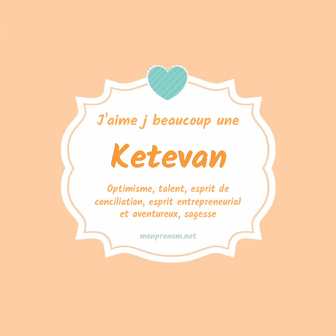 J'aime beaucoup Ketevan