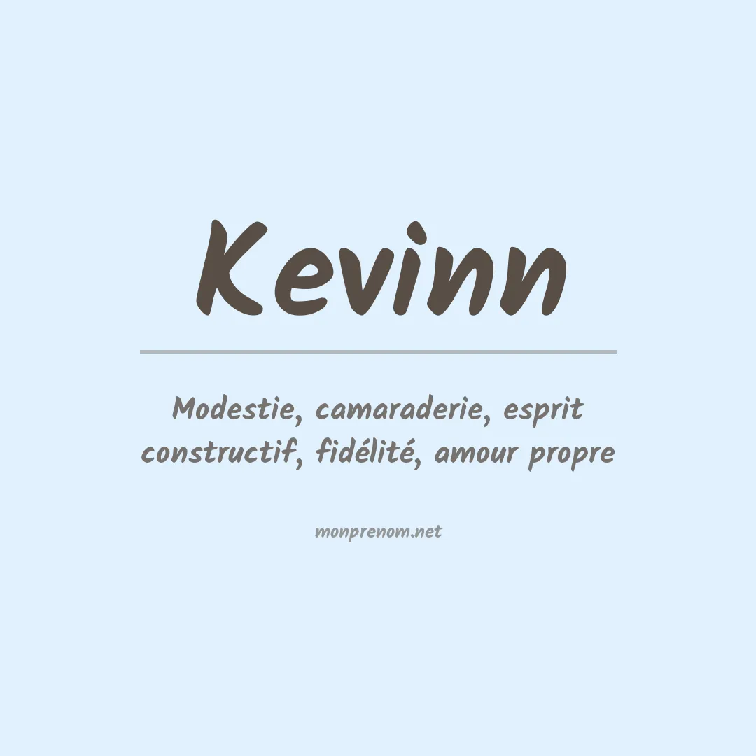 Prénom Kevinn