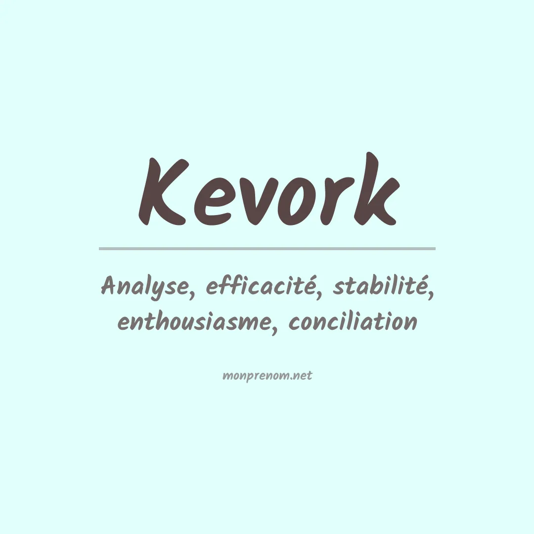 Prénom Kevork