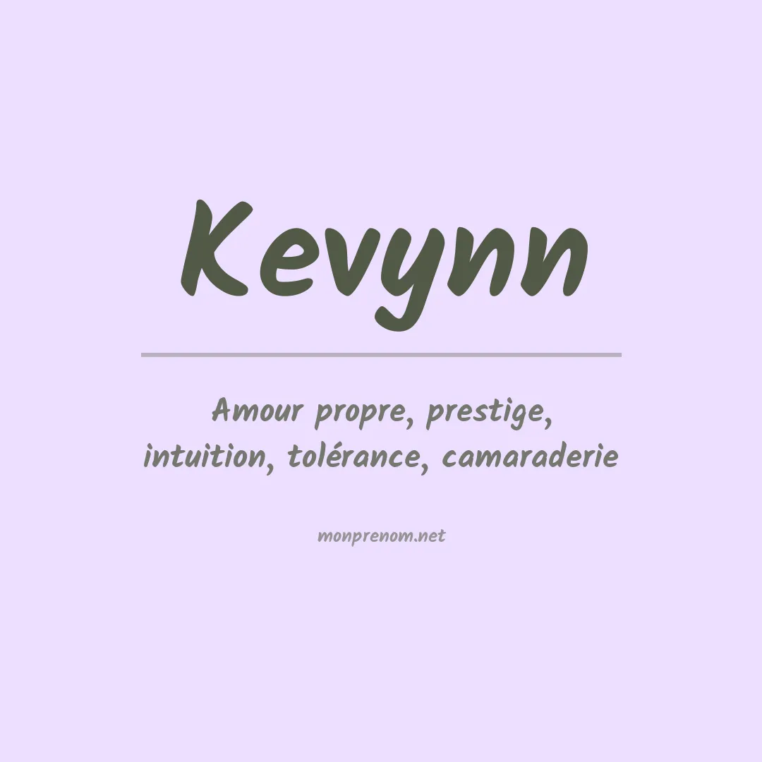 Prénom Kevynn