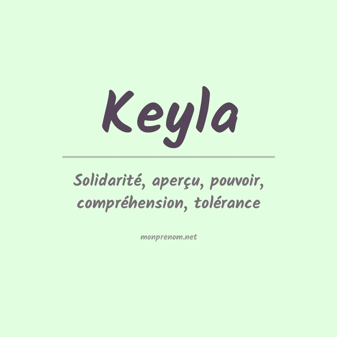 Prénom Keyla