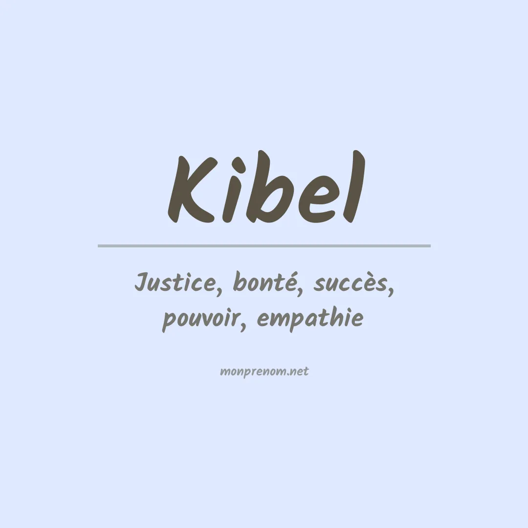 Prénom Kibel