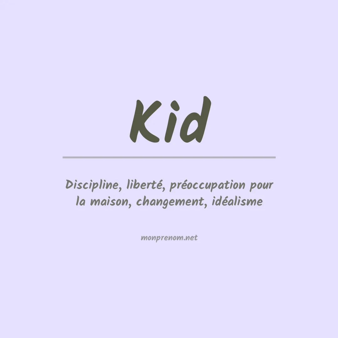 Prénom Kid