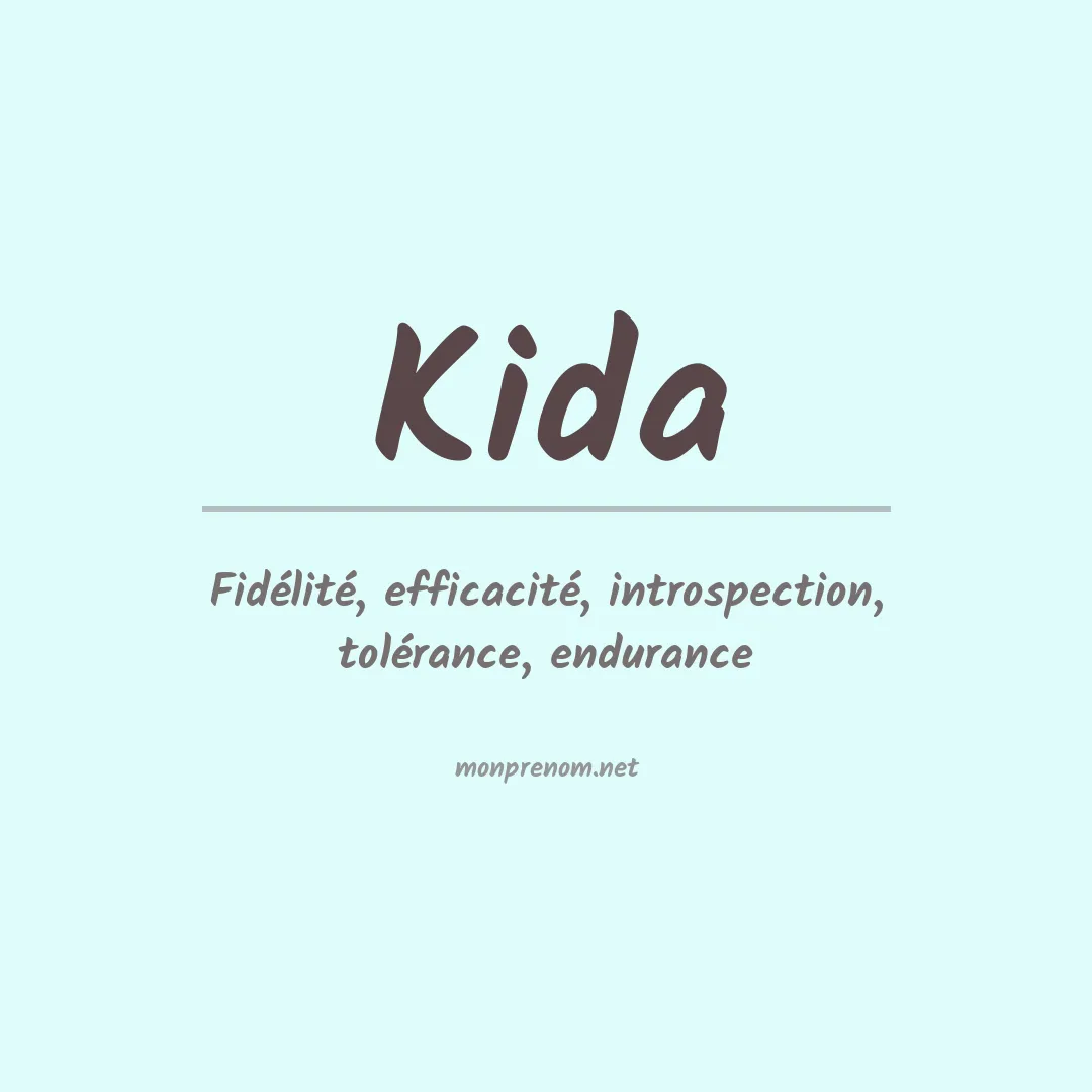 Prénom Kida