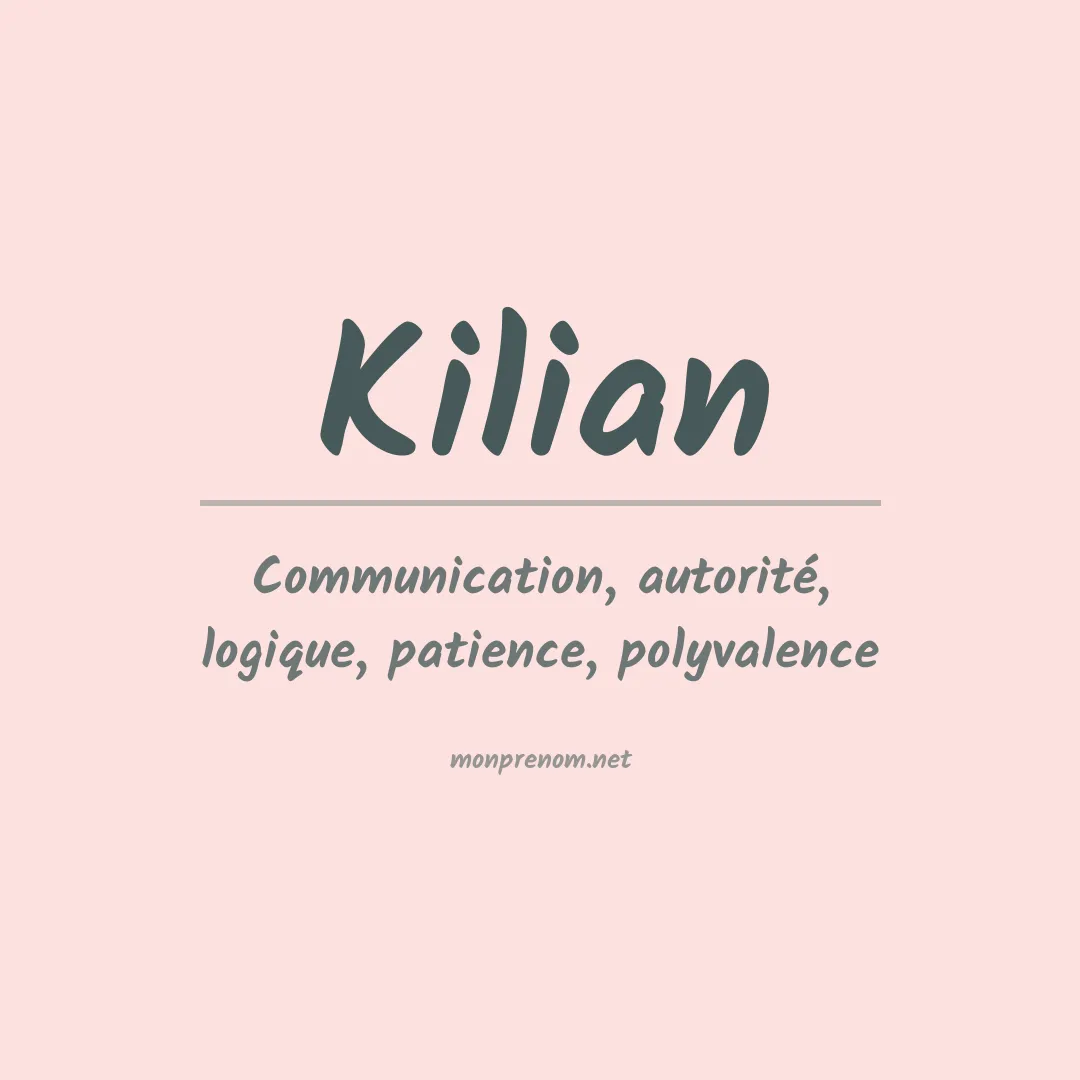 Prénom Kilian