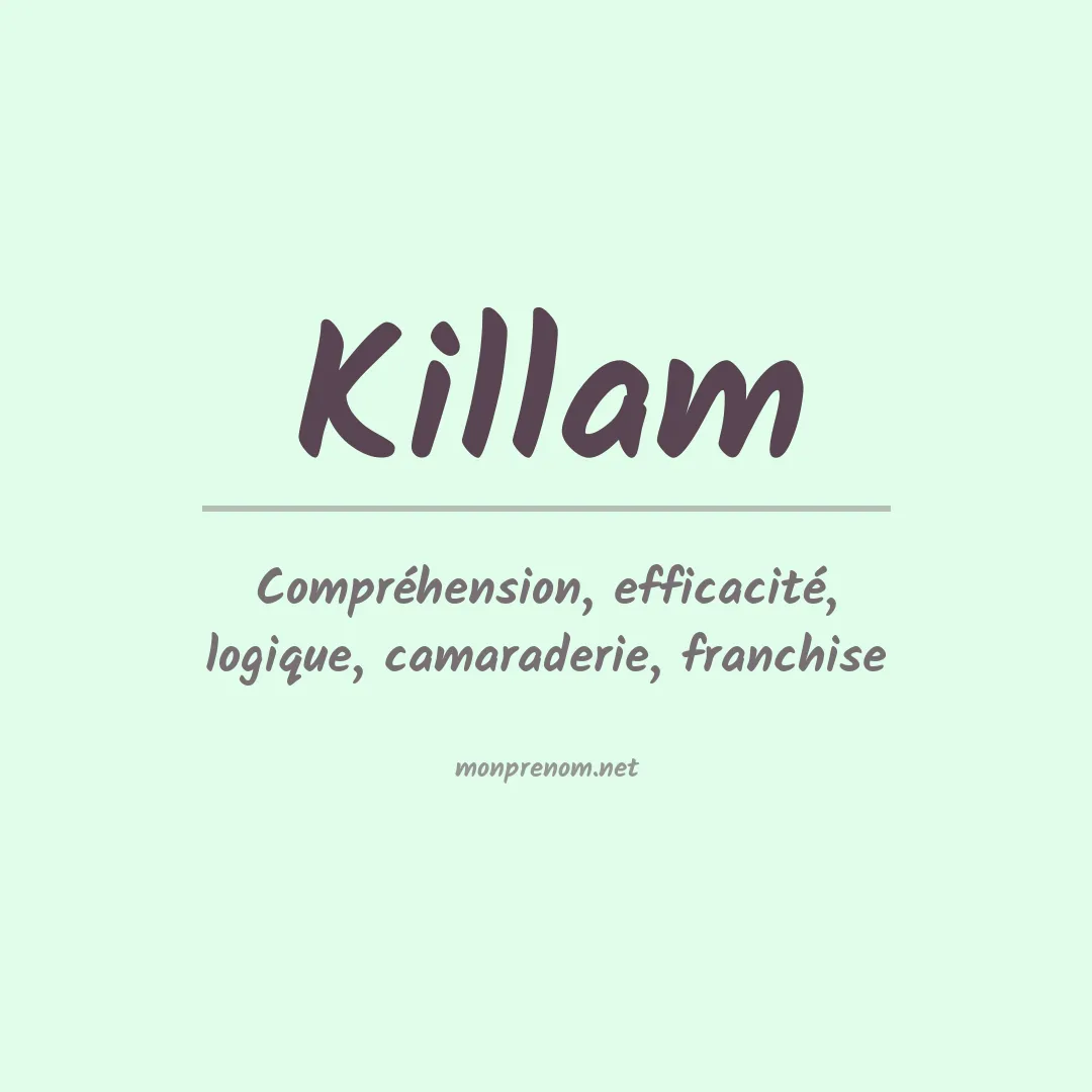 Prénom Killam