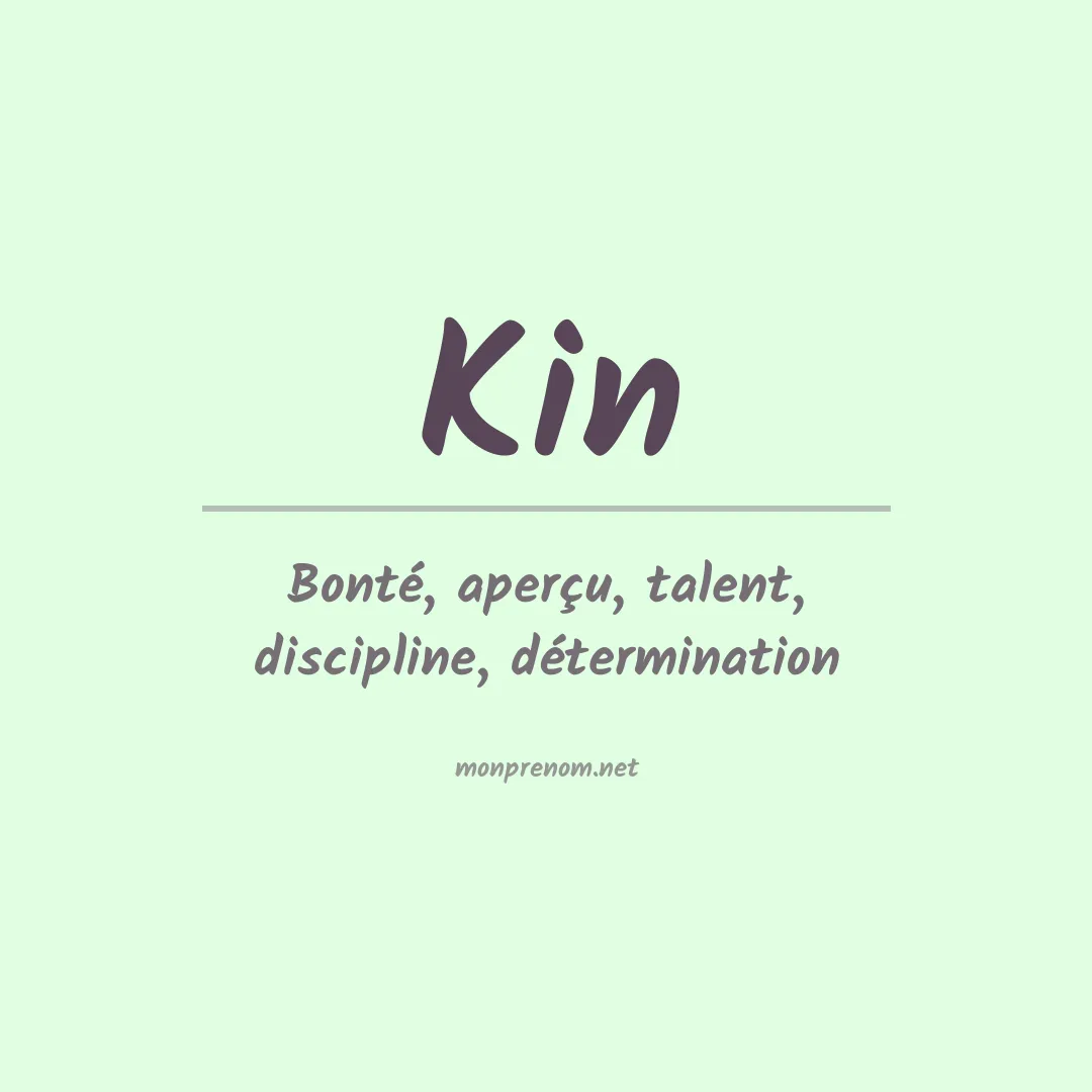 Prénom Kin