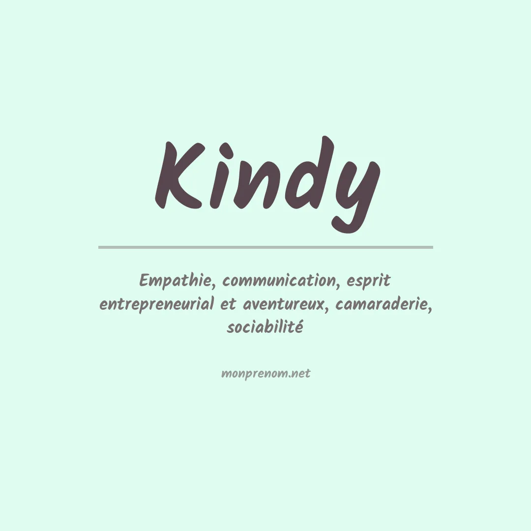 Prénom Kindy