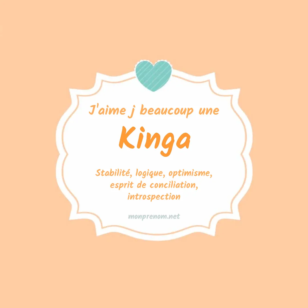 J'aime beaucoup Kinga