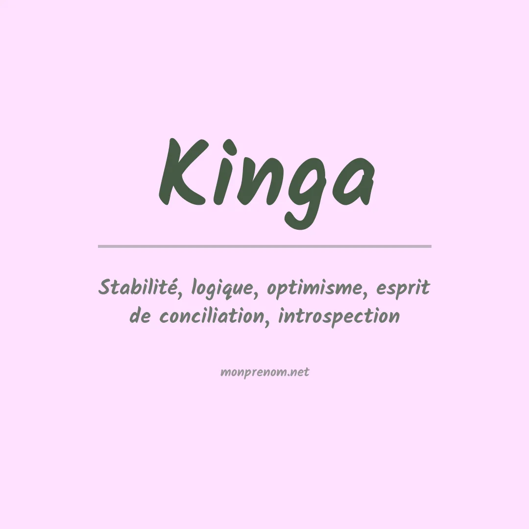 Signification du prénom Kinga