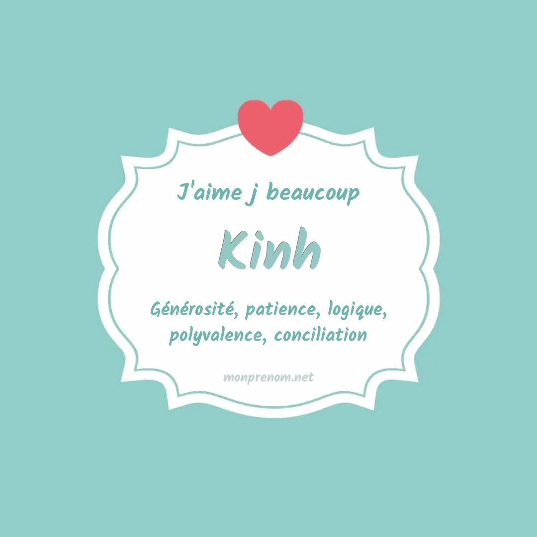 J'aime beaucoup Kinh