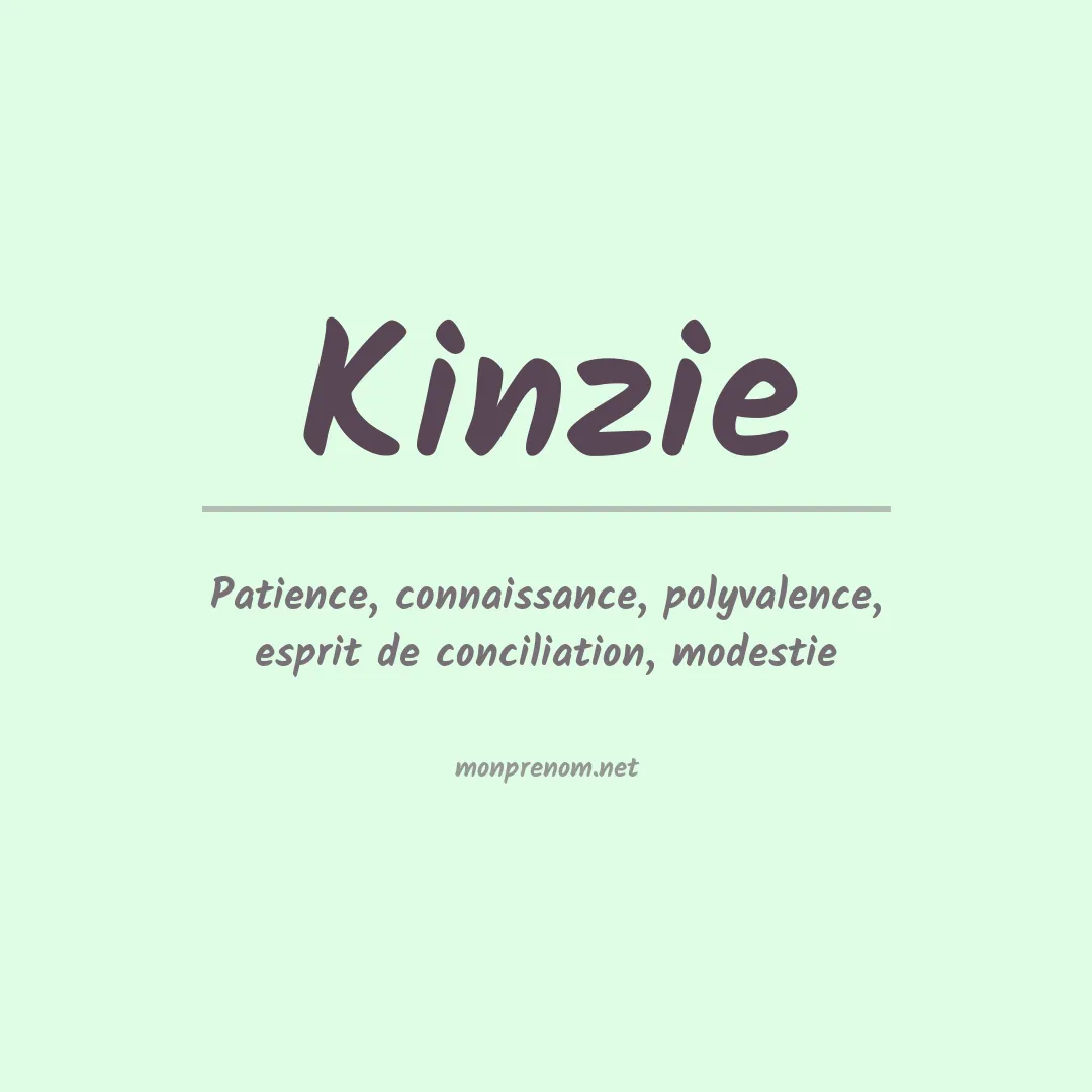 Prénom Kinzie