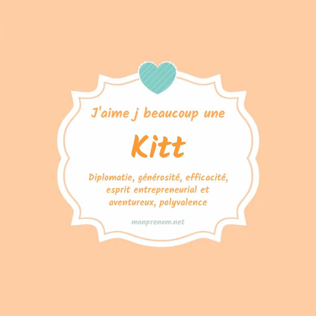 J'aime beaucoup Kitt