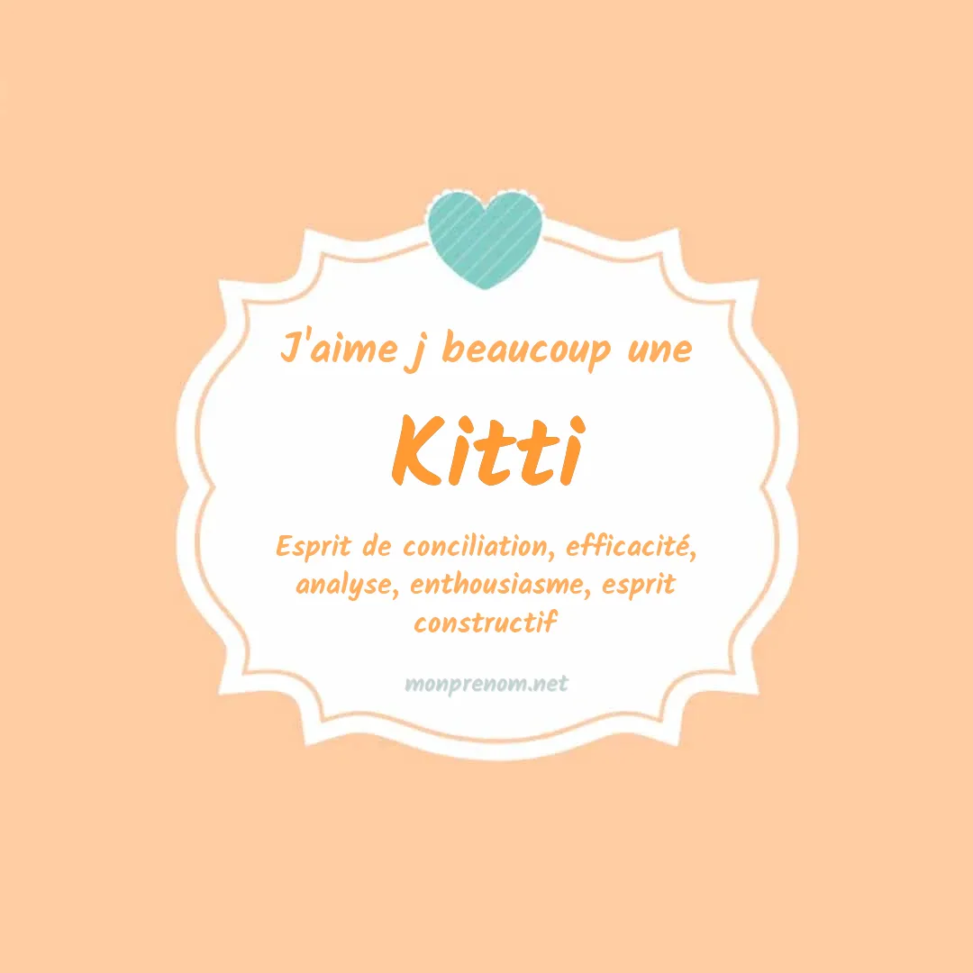 J'aime beaucoup Kitti