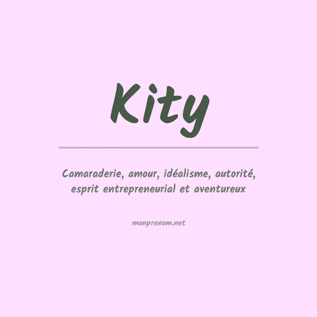 Prénom Kity