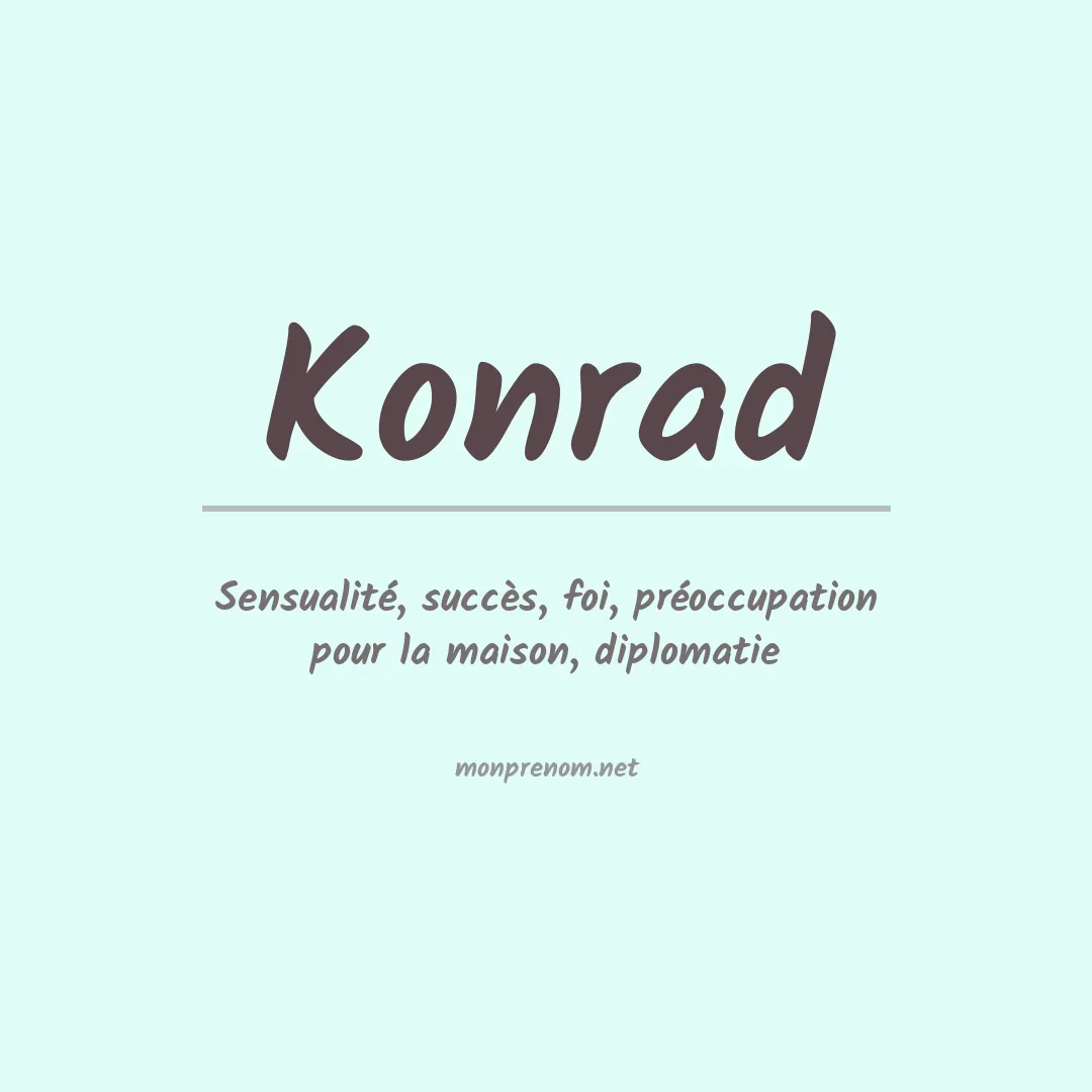 Prénom Konrad