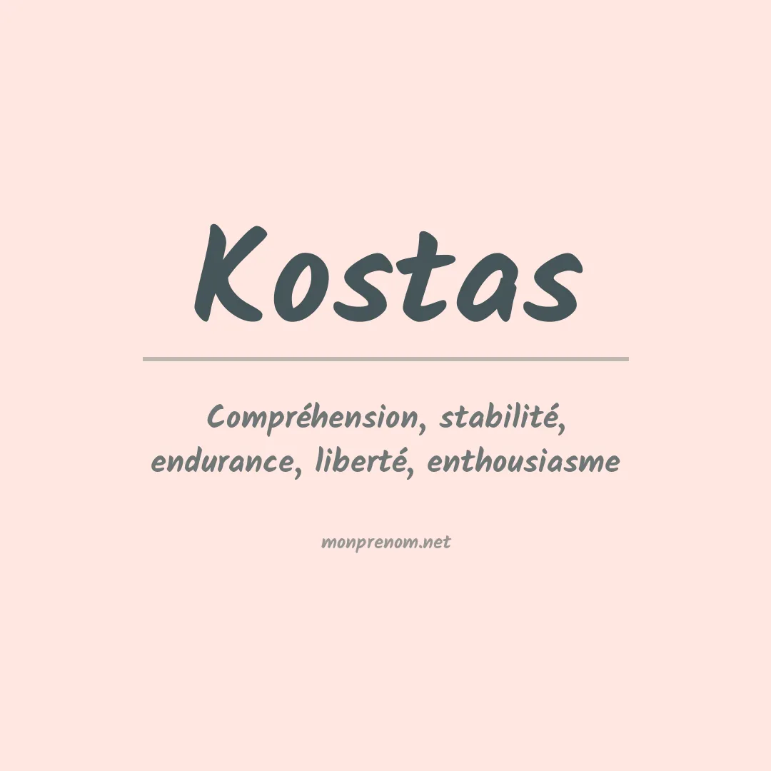 Prénom Kostas