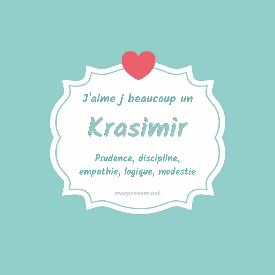 J'aime beaucoup Krasimir