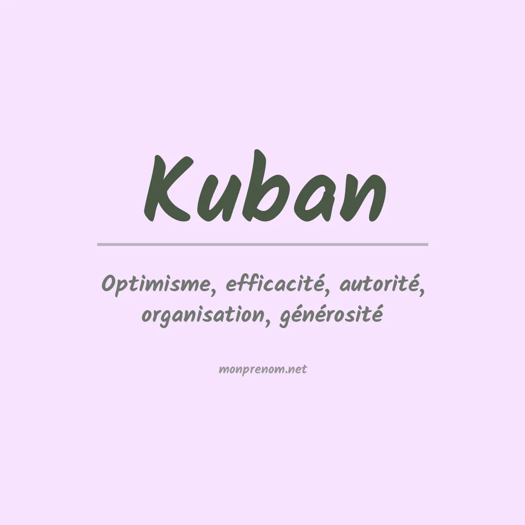 Prénom Kuban