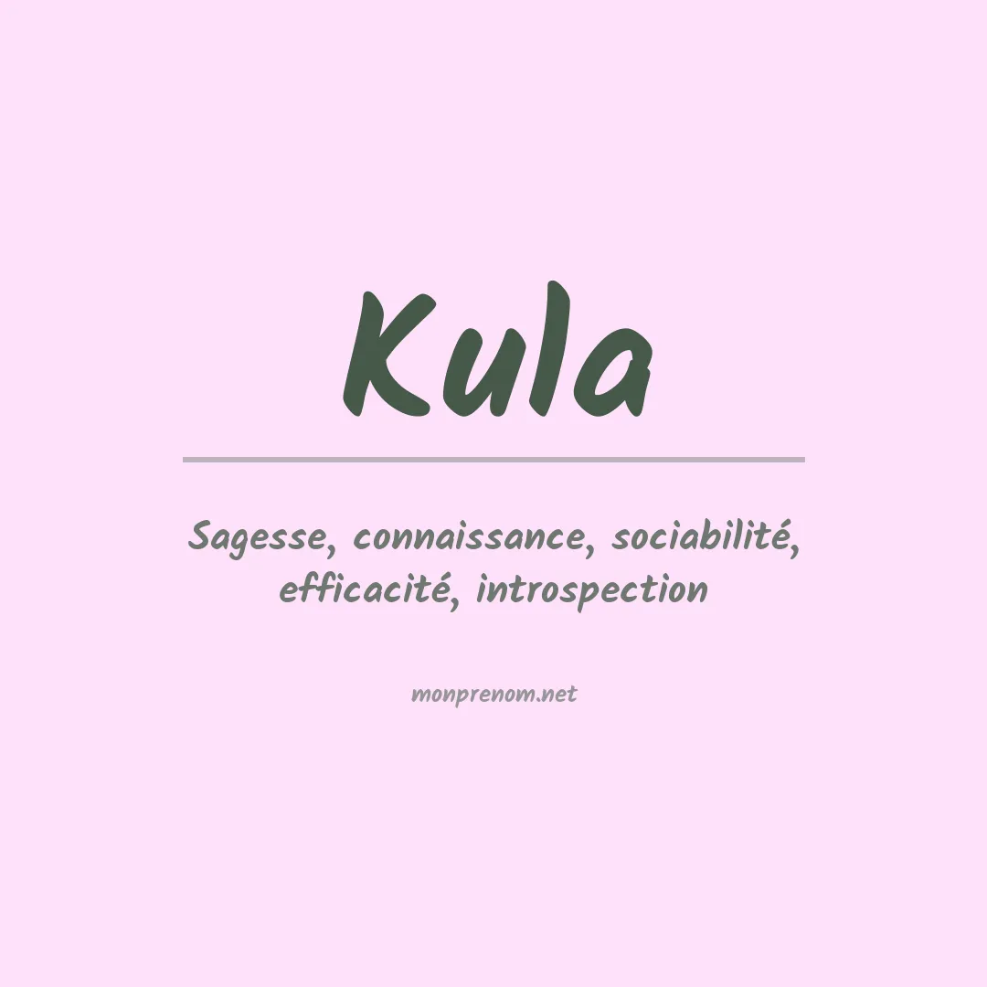 Prénom Kula