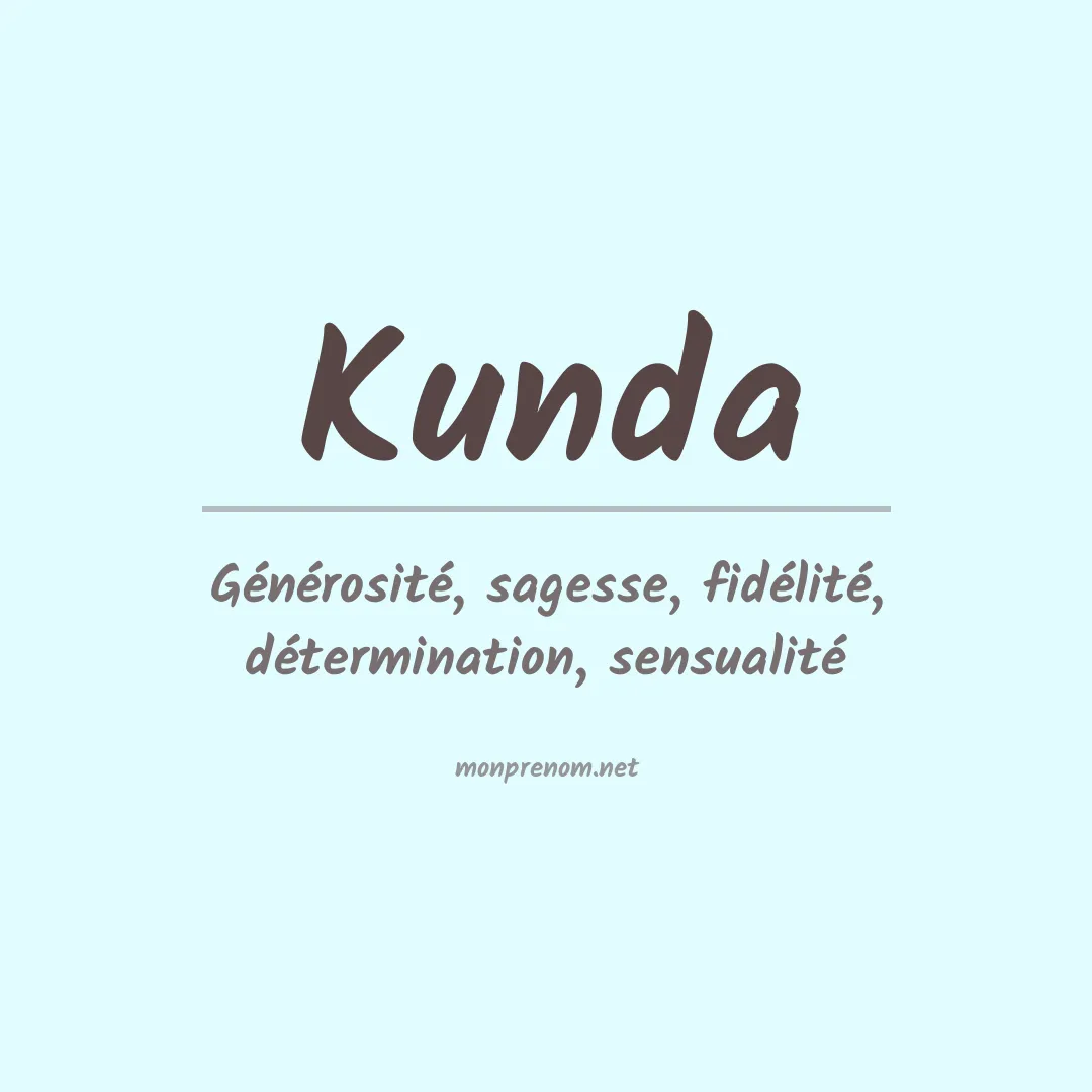 Prénom Kunda