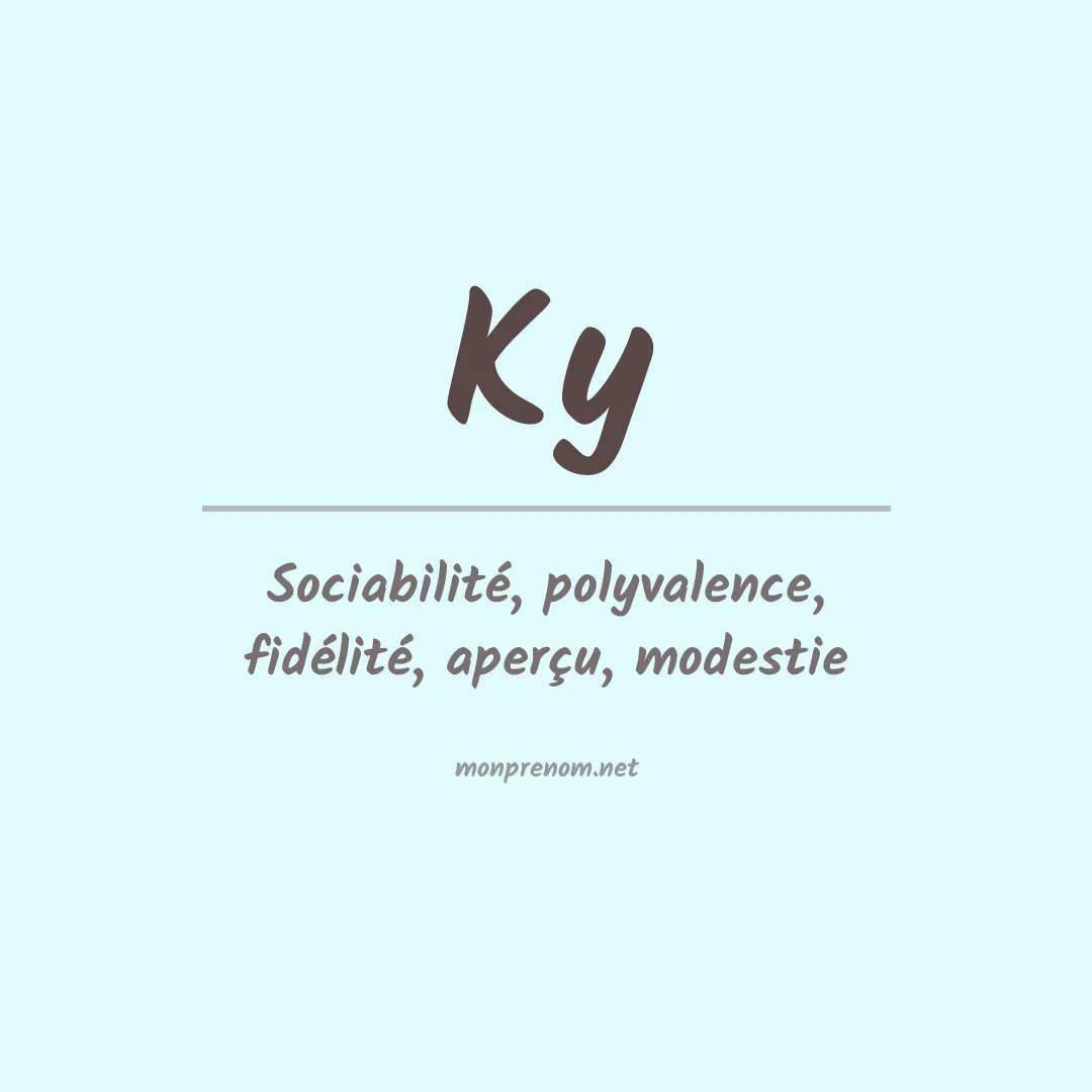 Prénom Ky