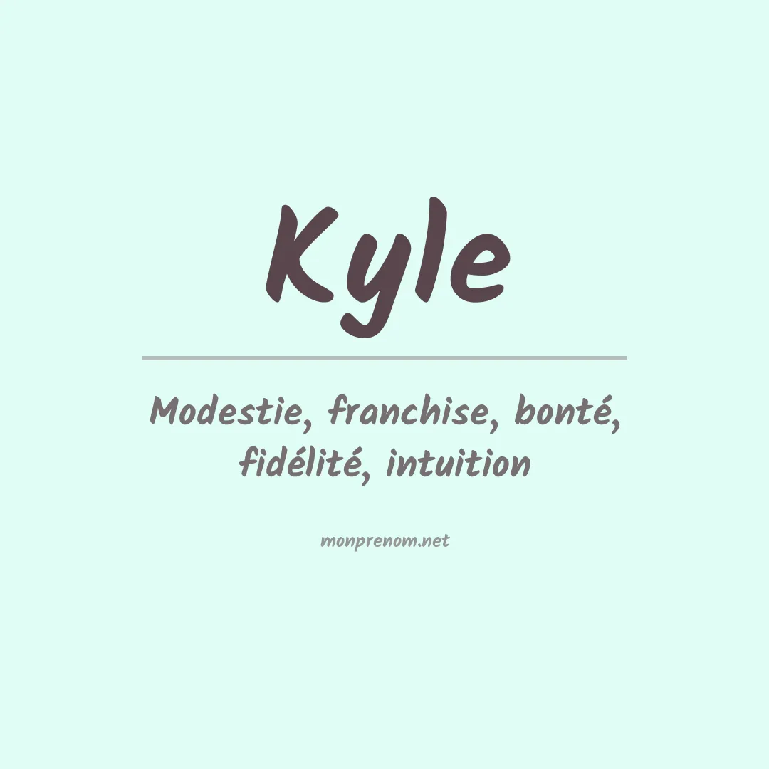 Prénom Kyle