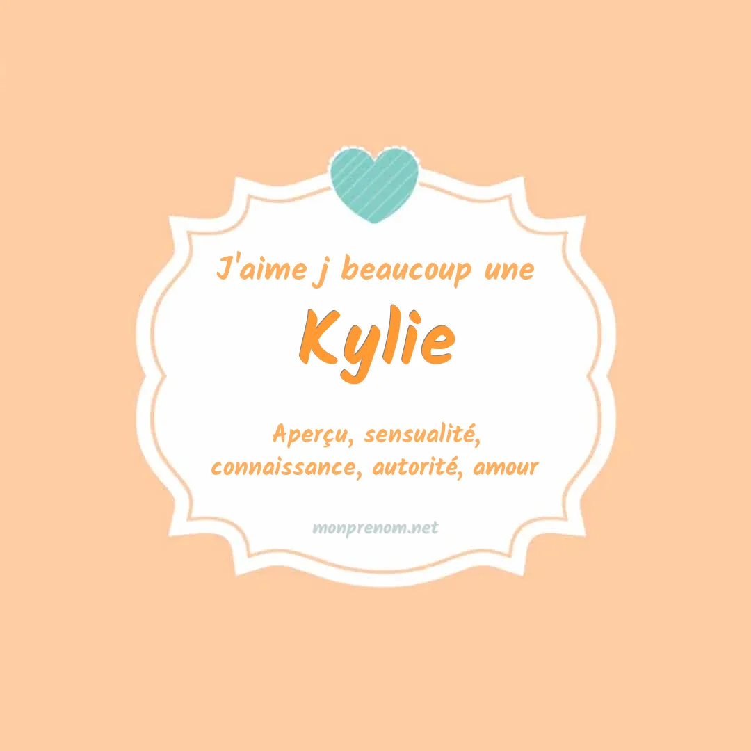 J'aime beaucoup Kylie