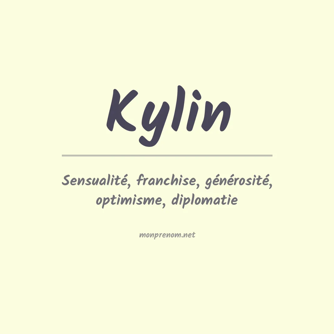 Signification du prénom Kylin
