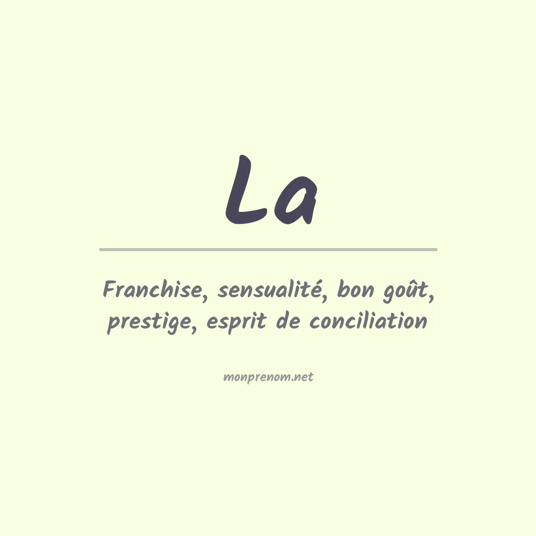 Prénom La