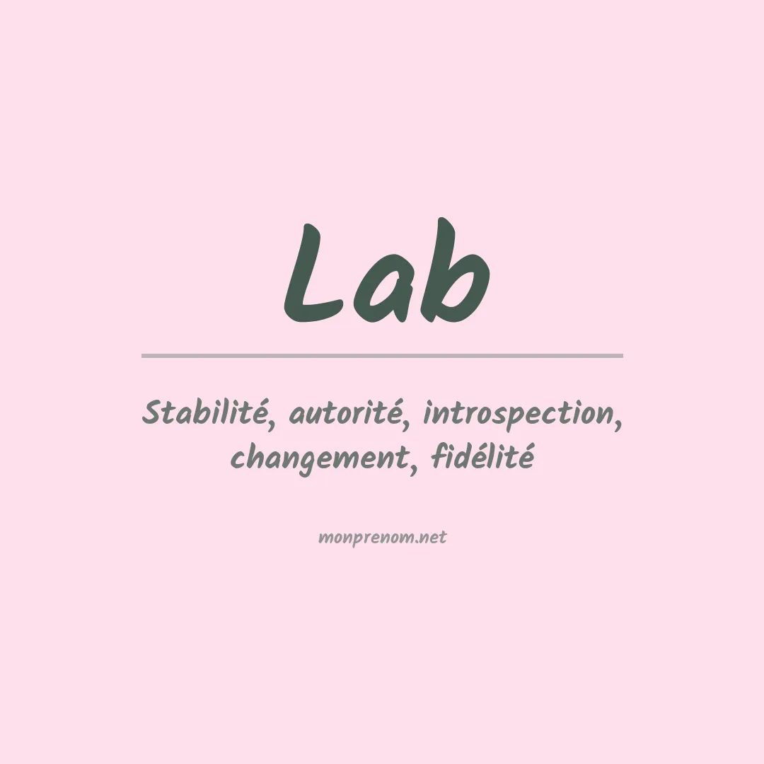 Prénom Lab