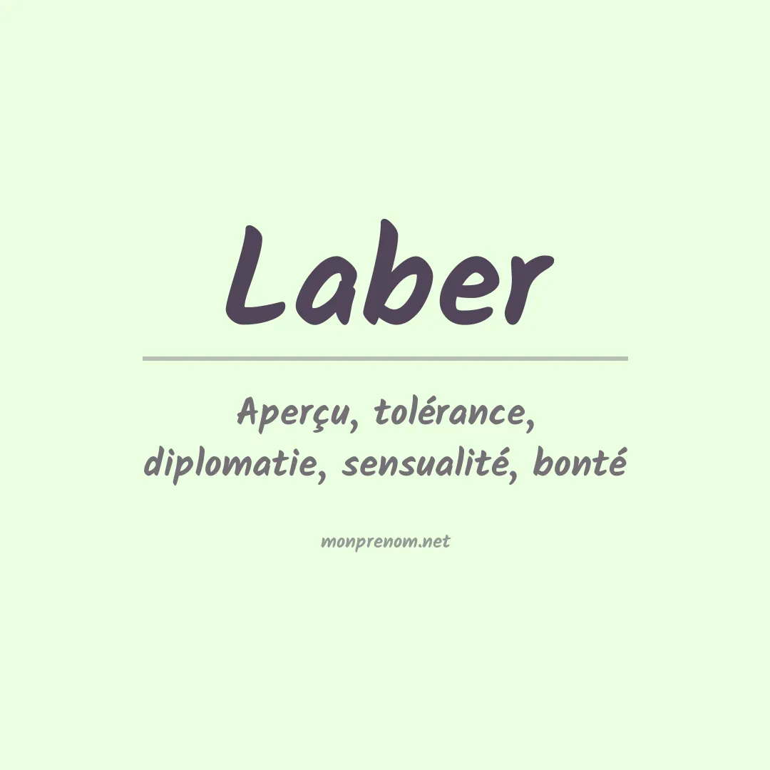 Prénom Laber