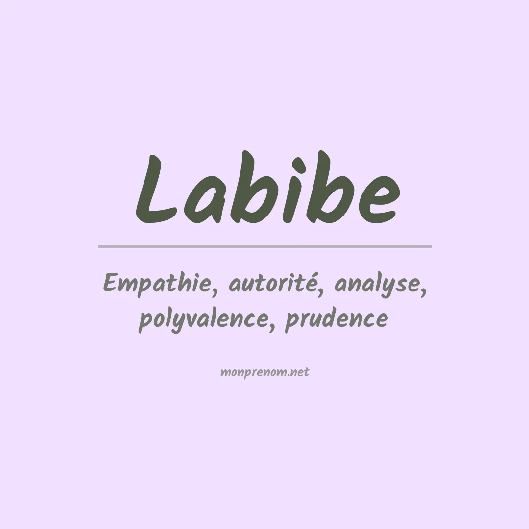 Signification du prénom Labibe